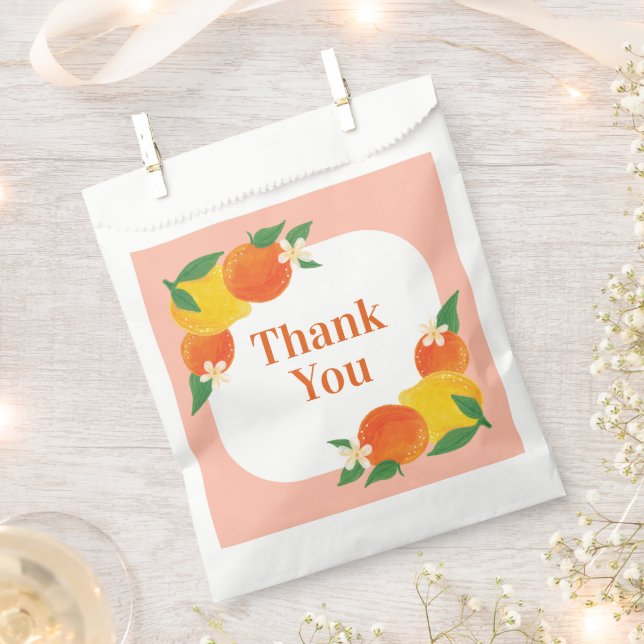 Bolsas de agradecimiento de cítricos dulces (Cortado)