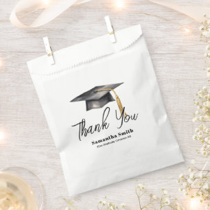 Bolsas de agradecimiento para fiesta de graduación