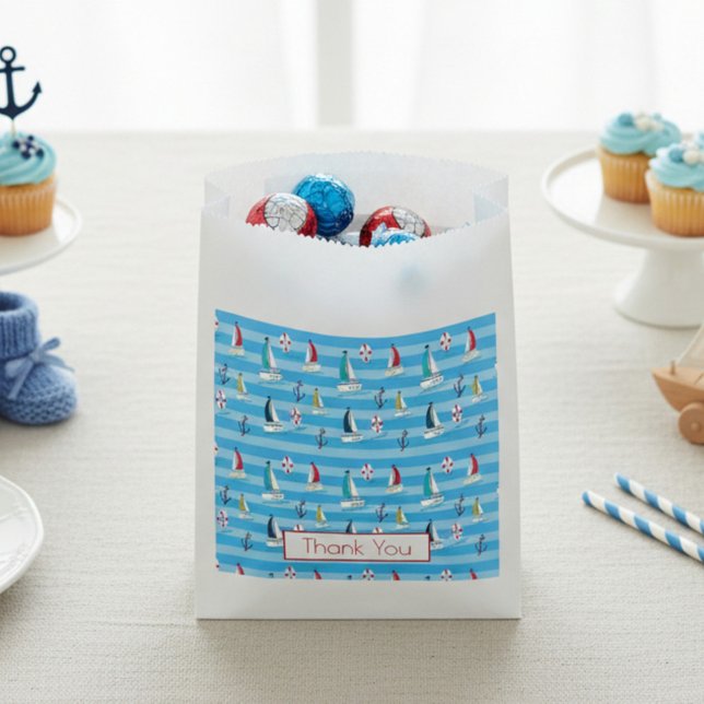 Bolsas de agradecimiento para fiesta de velero (Subido por el creador)