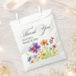 Bolsas de agradecimiento para la boda