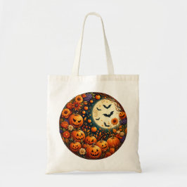 Bolsas de algodón de Halloween, Luna y Murciélagos