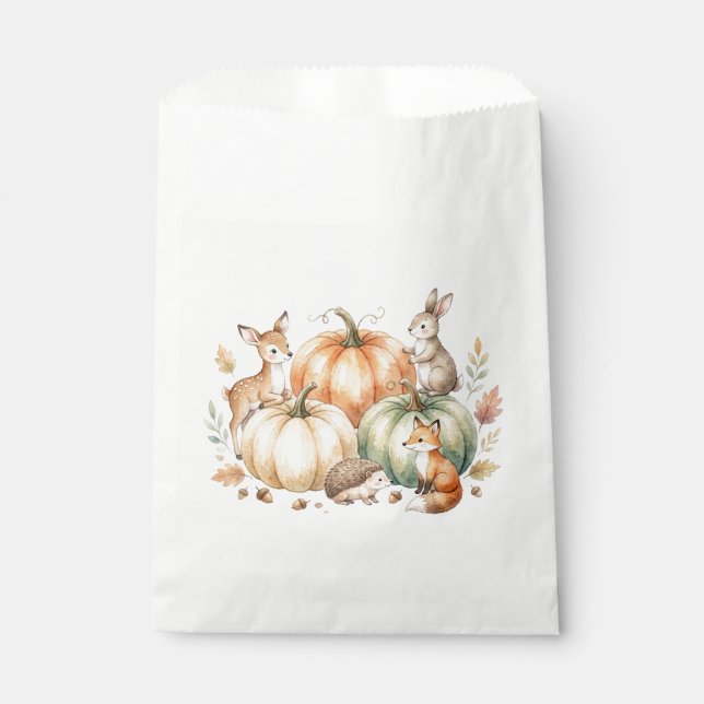 Bolsas de Animales del Bosque de Otoño (Anverso)