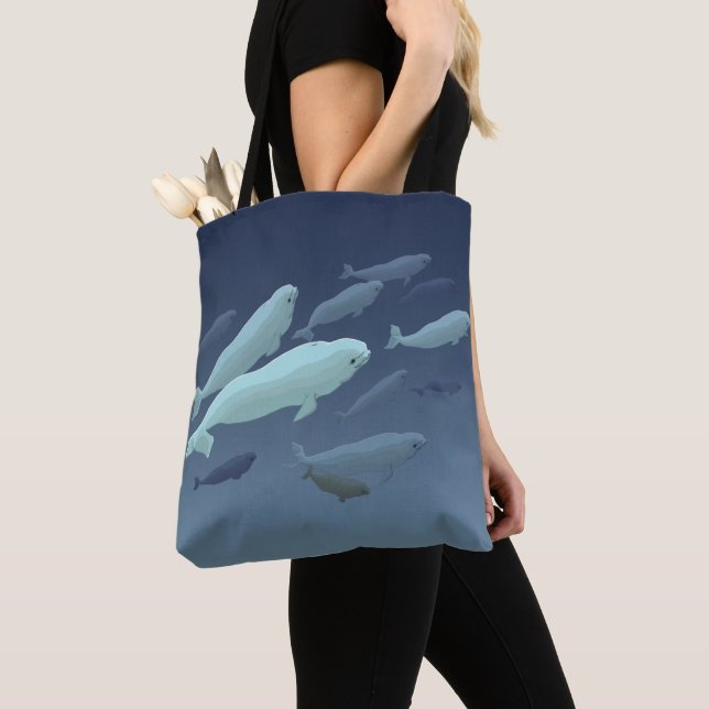 Bolsas de arte de ballenas Beluga (Detalle)