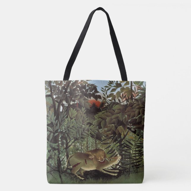 Bolsas de arte de León hambrientas de Rousseau (Anverso)