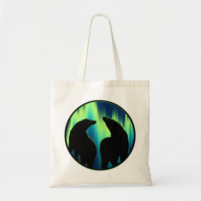 Bolsas de arte de oso tribal para las bolsas de té (Frente)