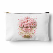 Bolsas de aseo románticas florales Bloom With Love