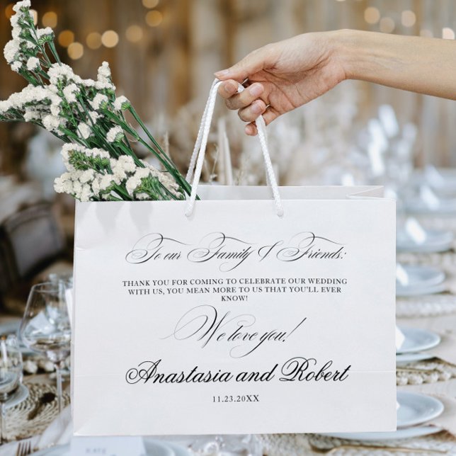 Bolsas de bienvenida Boda modernas (Subido por el creador)