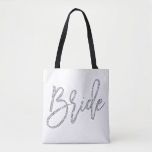 Bolsas De Boda De Novias Plata Y Blanca
