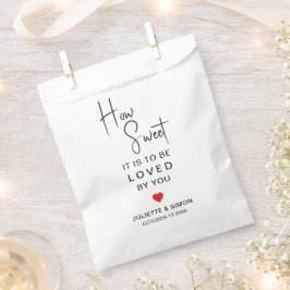 Bolsas de boda personalizadas para favores de boda