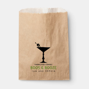 Bolsas de boos y booze de Halloween