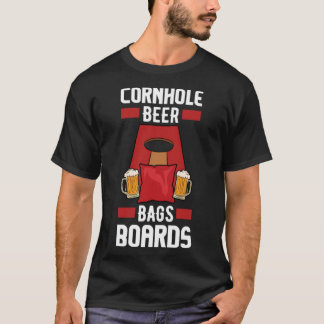 Bolsas de cerveza Cornhole Cartas de camiseta esen