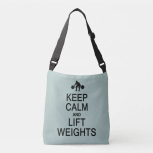 Bolsas de color personalizadas Keep Calm & Lift We