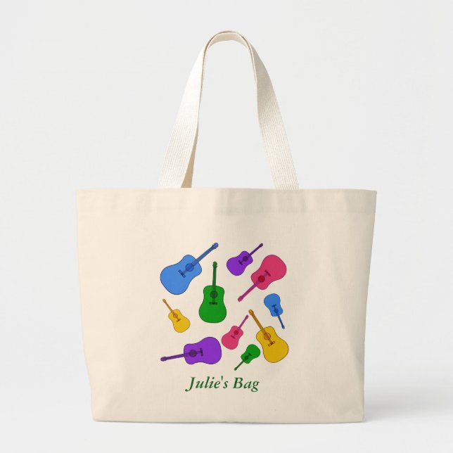 Bolsas de colores de guitarra coloridas personaliz (Frente)