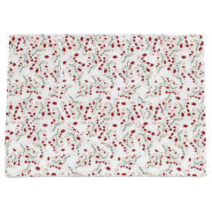 Bolsas de compras de papel Floreal