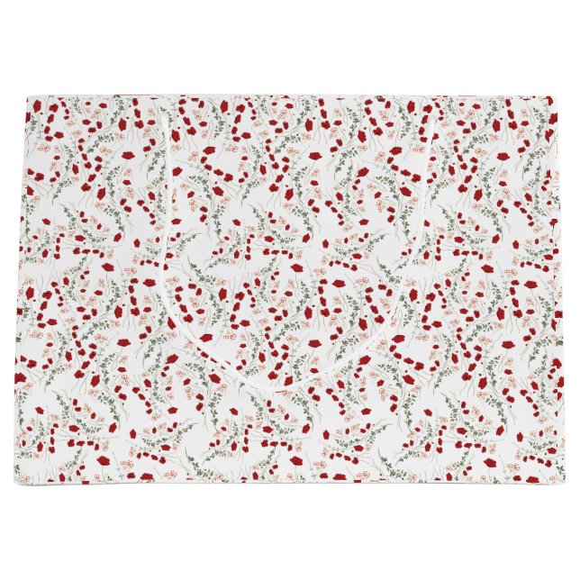 Bolsas de compras de papel Floreal (Anverso)