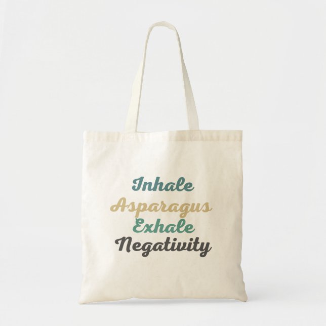Bolsas de compras para inhalación de espárragos y  (Frente)