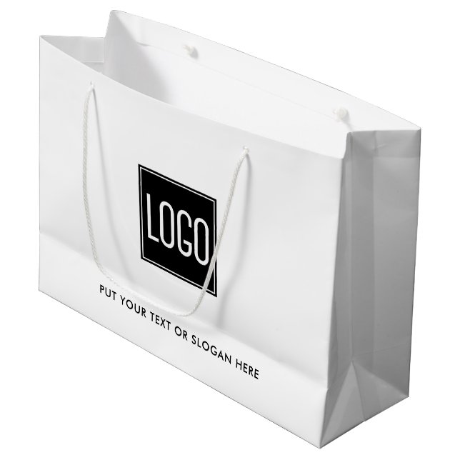 Bolsas de compras para negocios - Bolsas de regalo (Angulo Anverso)