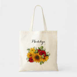 Bolsas de criadas de Rosas y girasoles