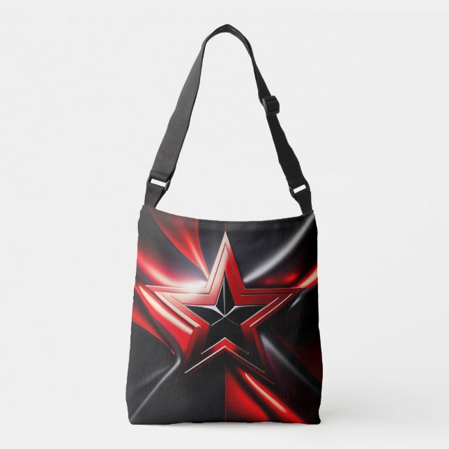 Bolsas de Crossbody de Black Red Star (Anverso)