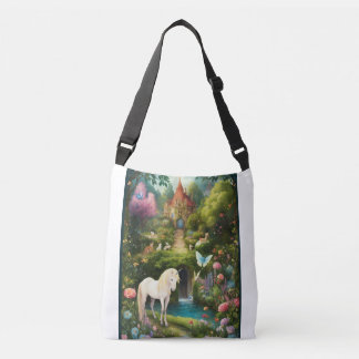 Bolsas de Crossbody de Unicornio con arcoiris enca