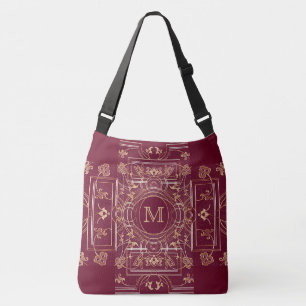 Bolsas de cubierta de libro rústico Monograma del