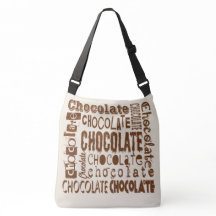Bolsas de cuerpo cruzado con arte de tipografía de