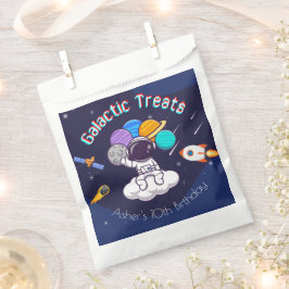 Bolsas de Cumpleaños Espaciales Personalizadas par