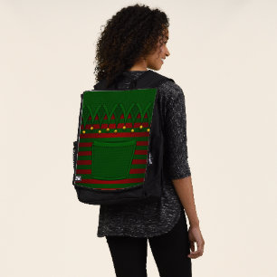 Bolsas de duende Mochila de disfraz de Navidad