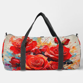 Bolsas de Duffle - El arte de las rosas rojas