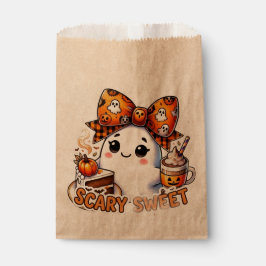 Bolsas de dulces de Halloween espeluznantes y dulc