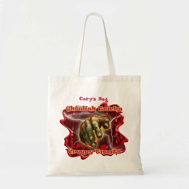 Bolsas de dulces de Halloween para niños (Frente)