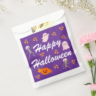 Bolsas de dulces pastel de Halloween espeluznantes