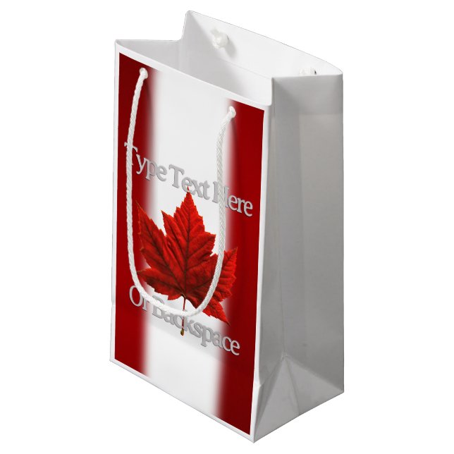 Bolsas de Favor con Bandera de Canadá Personalizad (Angulo Anverso)
