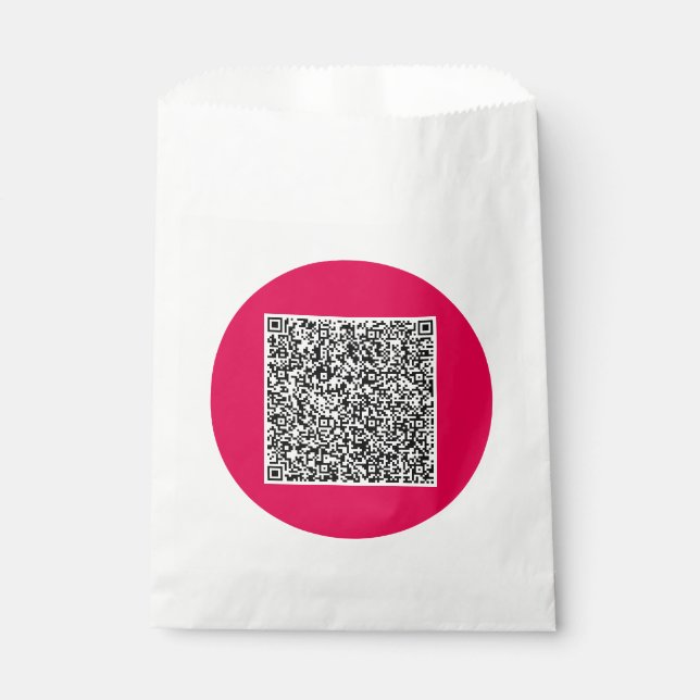 Bolsas de Favor con Código QR Personalizado con Tu (Anverso)