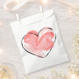 Bolsas de Favor con Corazón Adorable