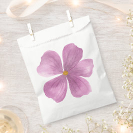 Bolsas de Favor con Flores de Acuarela