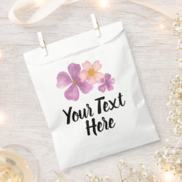 Bolsas de Favor con flores, Escribe tu propio text