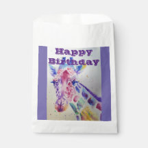 Bolsas de Favor con Nombre para Fiesta de Animales
