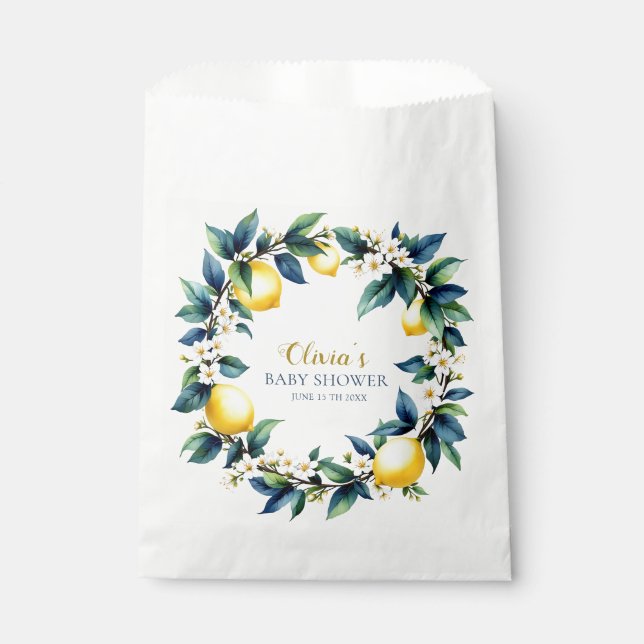 Bolsas de Favor Corona de Limón de Positano | Ciao (Anverso)