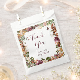 Bolsas de Favor de Baby Shower para Boho Fall