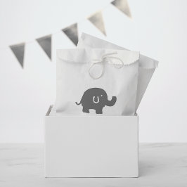 Bolsas de Favor de Baby Shower para elefantes cutá