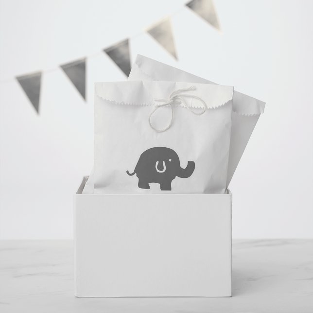 Bolsas de Favor de Baby Shower para elefantes cutá (Subido por el creador)