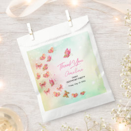 Bolsas de Favor de Cumpleaños de Niña Bebé Maripos