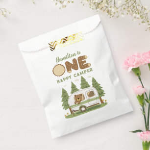 Bolsas de Favor de Cumpleaños de Un Feliz Camper B