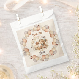 Bolsas de Favor de Cumpleaños del Oso Teddy Fall