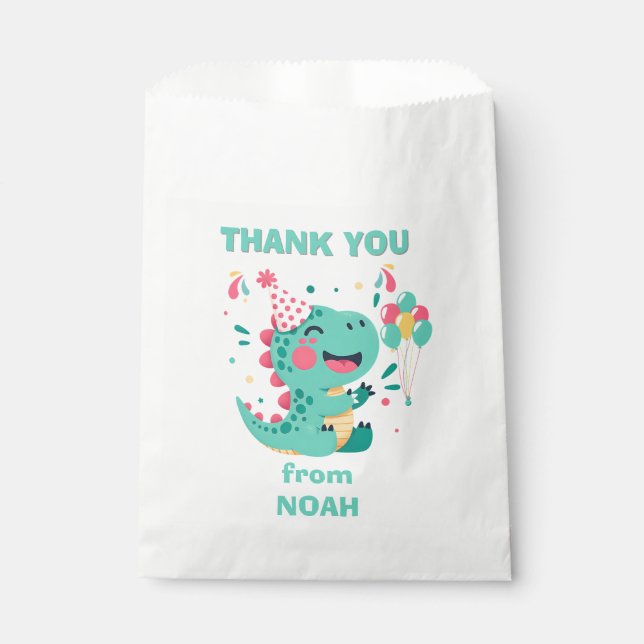 Bolsas de Favor de Cumpleaños Personalizadas de Di (Anverso)