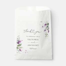 Bolsas de Favor de Ducha Bridal de Lavender Purple