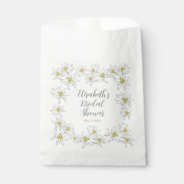 Bolsas de Favor de Ducha Bridal Edelweiss Estilo V