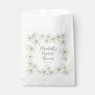 Bolsas de Favor de Ducha Bridal Edelweiss Estilo V