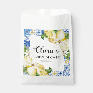 Bolsas de Favor de Ducha Mediterránea Lemon Bridal